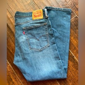 Men’s Levi’s 513 (slim/straight fit) 36x30 Blue denim jeans. Previously worn!
